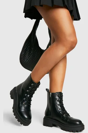 Boohoo Dikke Chelsea Boots Met Plateauzolen En Elastisch Detail