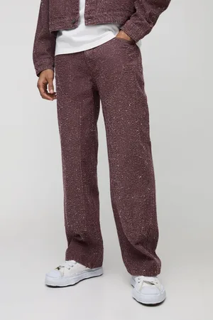 Boohoo Baggy Utility Jeans Met Textuur