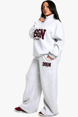 Boohoo Plus Dsgn Studio Joggingbroek Met Rechte Pijpen