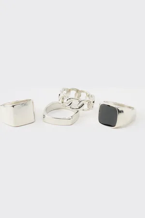 Boohoo Zegelringen Set (4 Stuks)