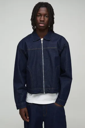 Boohoo Boxy Spijkerjas Met Contrasterende Stiksels