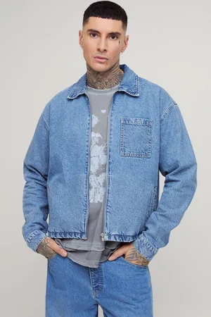 Boohoo Tall Klassieke Harrington Spijkerjas