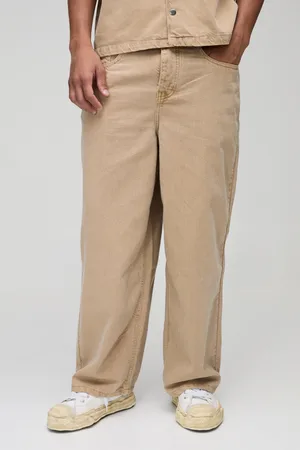 Boohoo Gebleekte Baggy Barrel Fit Jeans