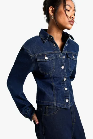Boohoo Spijkerjas Met Schouderpads