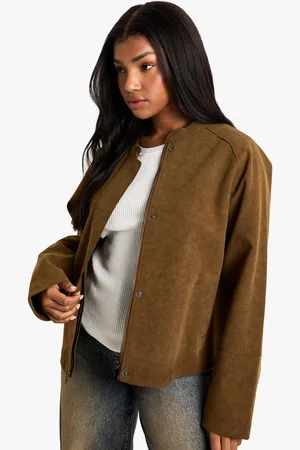 Boohoo Nep Suède Bomberjack