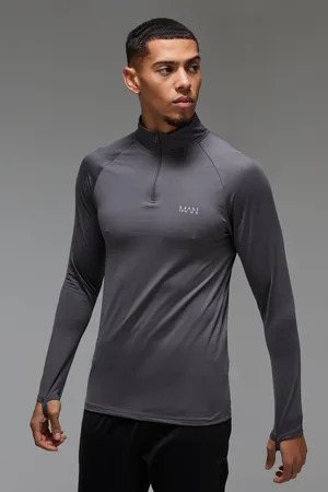 Boohoo Man Active Fleece Performance Slim Fit Rugtas Met Korte Rits