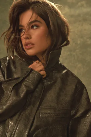 Boohoo Nepleren Vintage Look Bomberjack