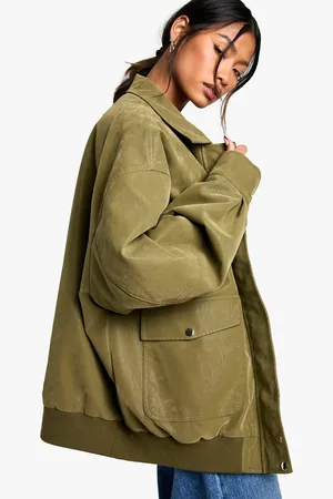 Boohoo Oversized Nepleren Bomberjack