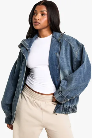 Boohoo Oversized Denim Bomberjack