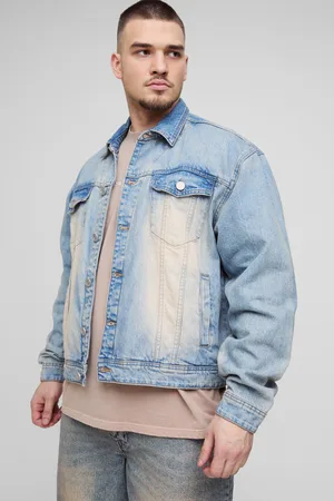 Boohoo Tall Oversized Gebleekte Boxy Spijkerjas