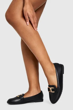 Boohoo Basic Loafers Met Hardware Detail