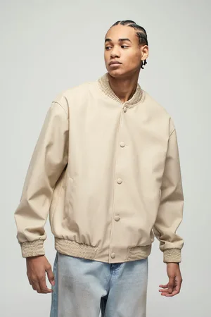 Boohoo Oversized Zacht Pu Bomberjack