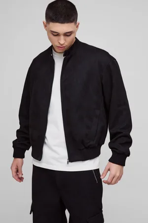 Boohoo Boxy Nep Suède Bomberjack