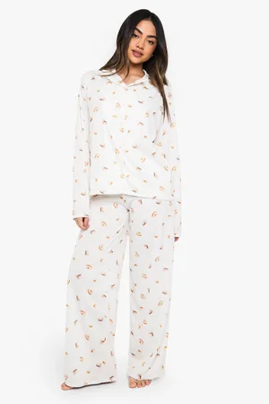 Boohoo Ijs Pyjama Set Met Blouse En Broek