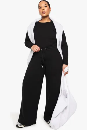 Boohoo Plus Wide Leg Joggingbroek