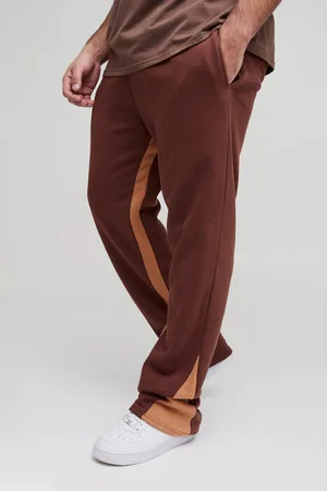 Boohoo Plus Stacked Joggingbroek Met Gusset Detail