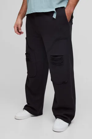 Boohoo Plus Dikke Baggy Versleten Utility Joggingbroek