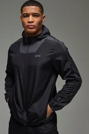 Boohoo Man Active Dunne Color Block Windbreaker