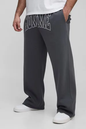Boohoo Plus Homme Joggingbroek Met Rechte Pijpen