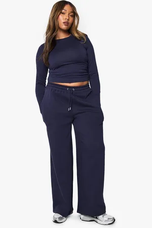 Boohoo Plus Wide Leg Joggingbroek