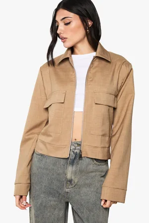 Boohoo Getailleerd Bomberjack Met Rits
