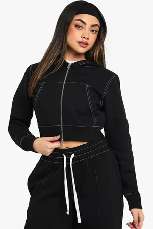 Boohoo Gekrompen Tank Met Contrasterende Stiksels