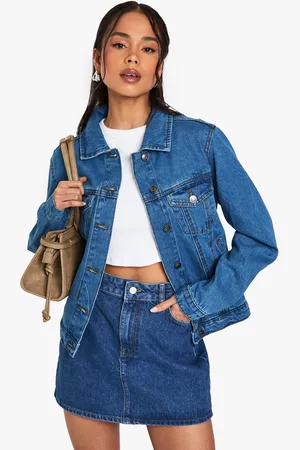 Boohoo Gebleekte Blauwe Spijkerjas