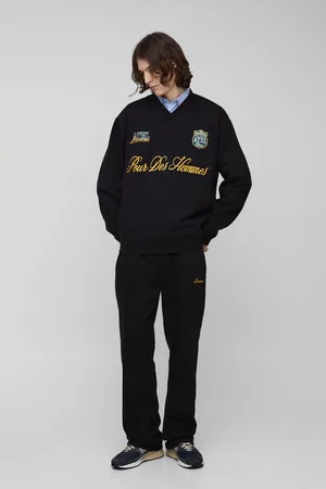 Boohoo Tall Oversized Geborduurd L