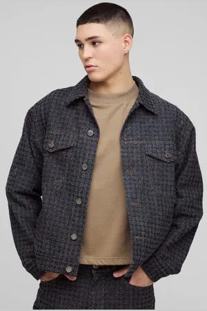 Boohoo Regular Fit Spijkerjas Met Textuur