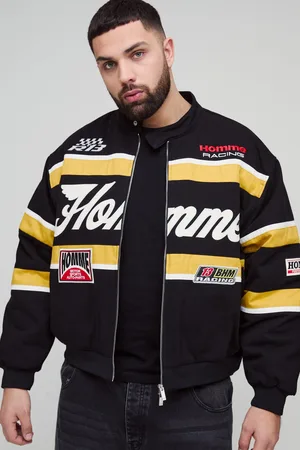 Boohoo Plus Oversized Boxy Moto Bomberjack