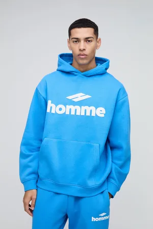 Boohoo Oversized Homme Hoodie Met Print
