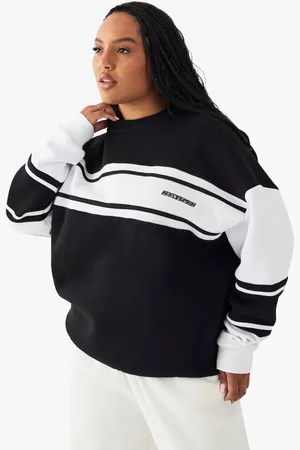 Boohoo Plus Color Block Dsgn Studio Trui