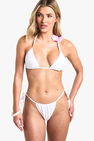 Boohoo Driehoekige Orchidee Bikini Set