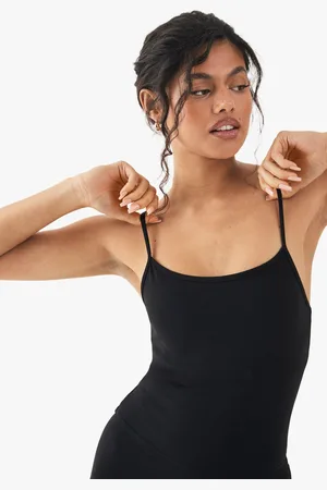 Boohoo Premium Sculpt Gewatteerd Hemd Met Bandjes