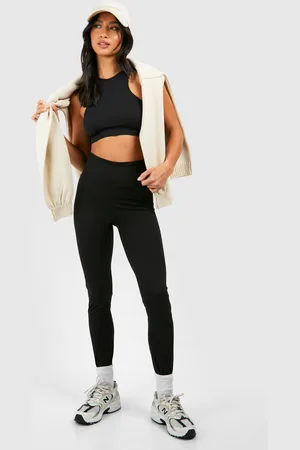 Boohoo Petite Super Zachte Leggings Met Perzikhuid