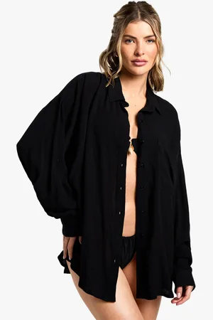 Boohoo Oversized Strandwear Essentials Blouse