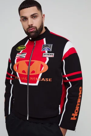Boohoo Plus Moto Biker Jas