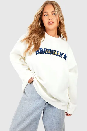 Boohoo Plus Oversized Brooklyn Trui