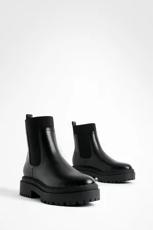 Boohoo Stevige Chelsea Boots Met Stretch Paneel