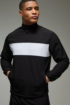 Boohoo Man Active Golf Windbreaker Met Korte Rits