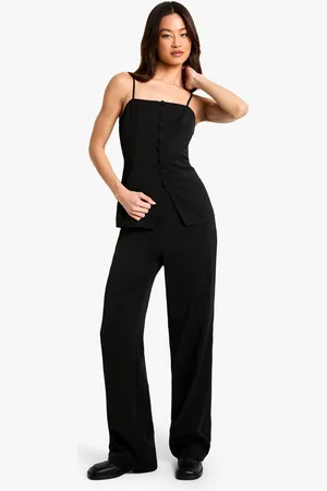 Boohoo Tall Broek Met Rechte Pijpen