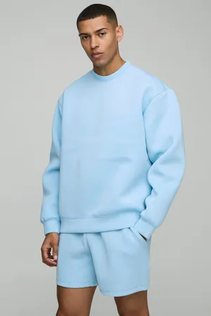 Boohoo Oversized Scuba Trainingspak Met Trui En Shorts