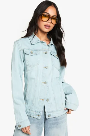 Boohoo Oversized Gebleekte Spijkerjas