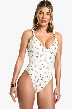 Boohoo Geknoopt Badpak Met Print
