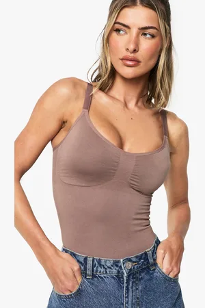 Boohoo Naadloze Vormende Mouwloze One Piece