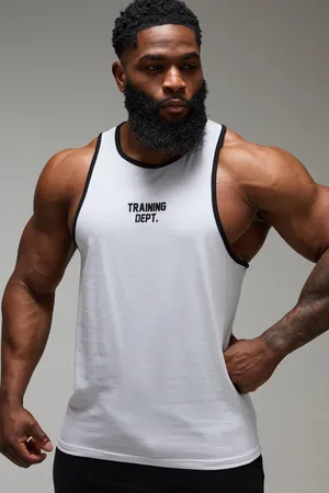 Boohoo Man Active Training Dept Hemd Met Contrasterende Zoom