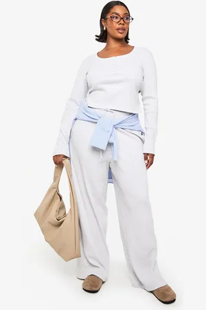 Boohoo Plus Wide Leg Broek