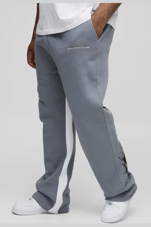 Boohoo Plus Worldwide Grunge Joggingbroek Met Gusset Print