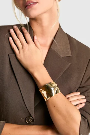 Boohoo Platgeslagen Metalen Armband