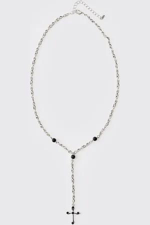 Boohoo Zilveren Ketting Met Kruis